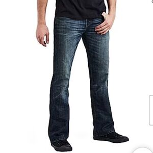 Men’s Levi 527 Dark Wash Slim Thigh, Boot Cut. Sz. 36x34